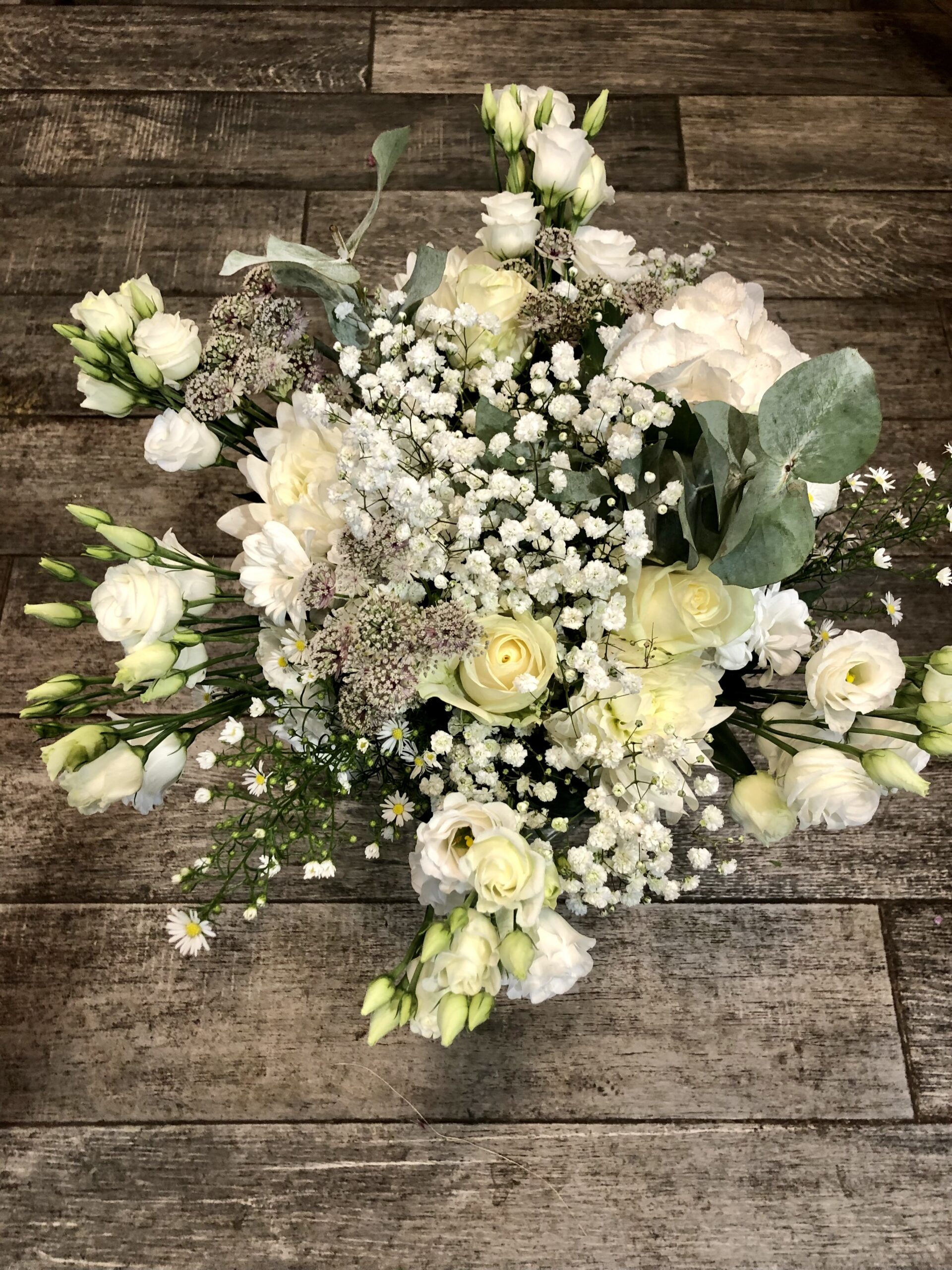 Bouquet de fleurs blanche