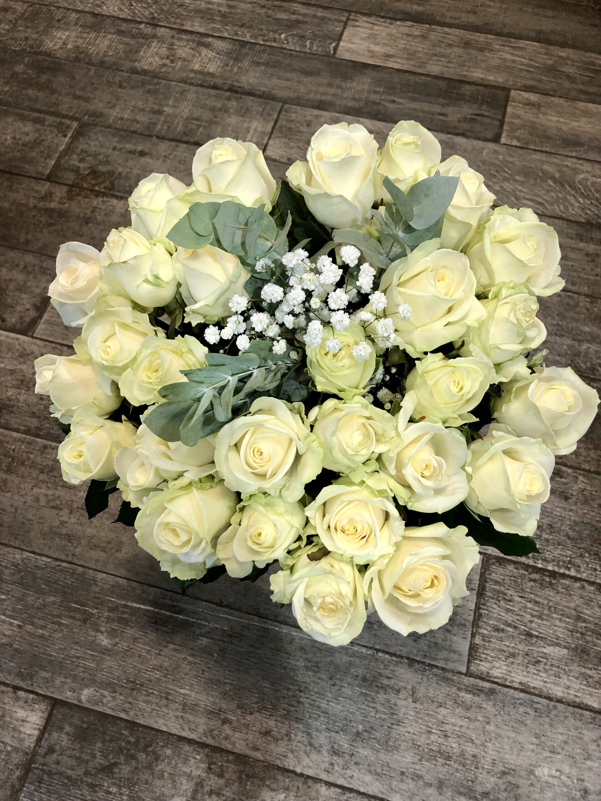 Bouquet rose blanche