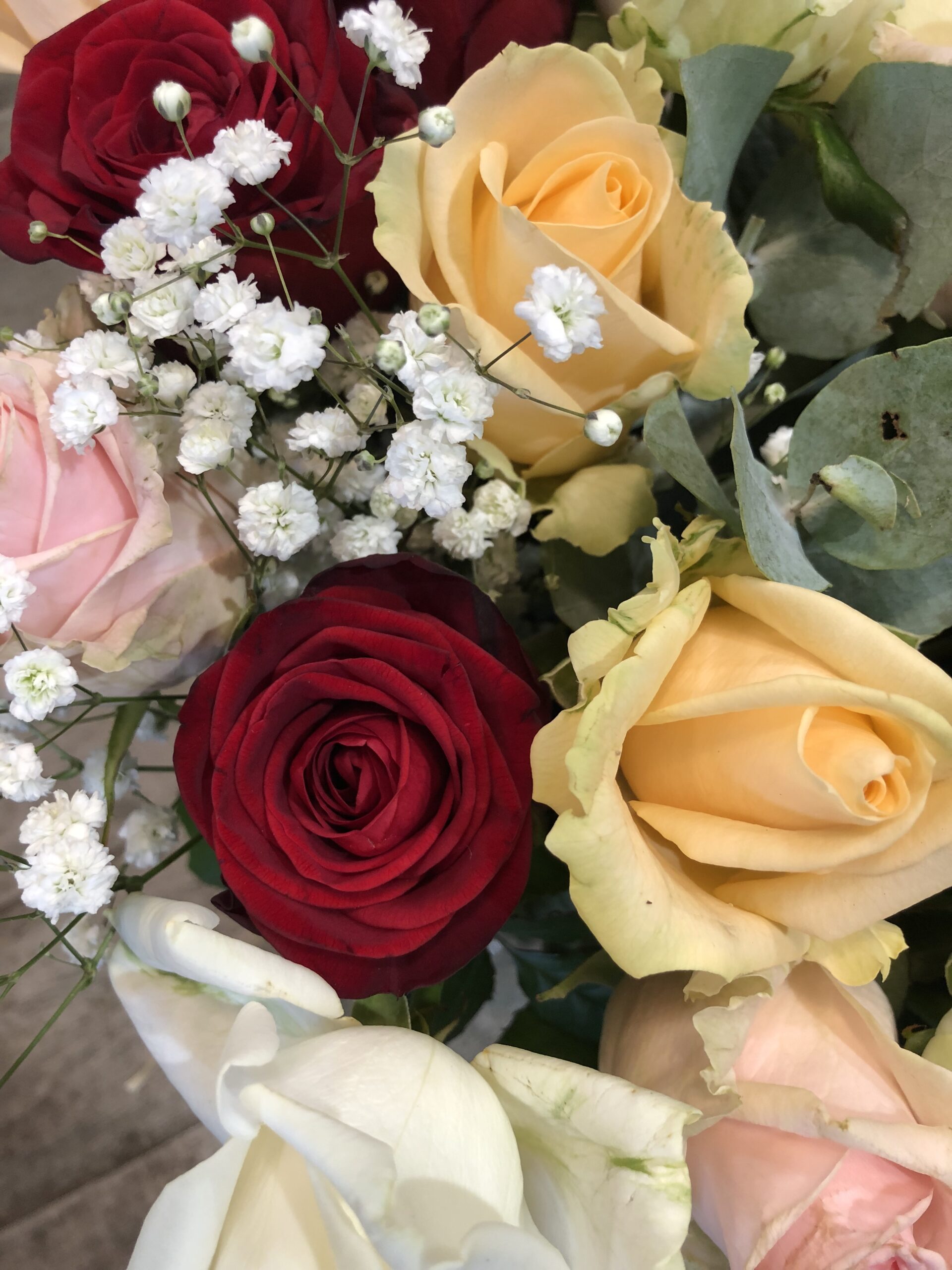 Bouquet rose multicolore – Image 2