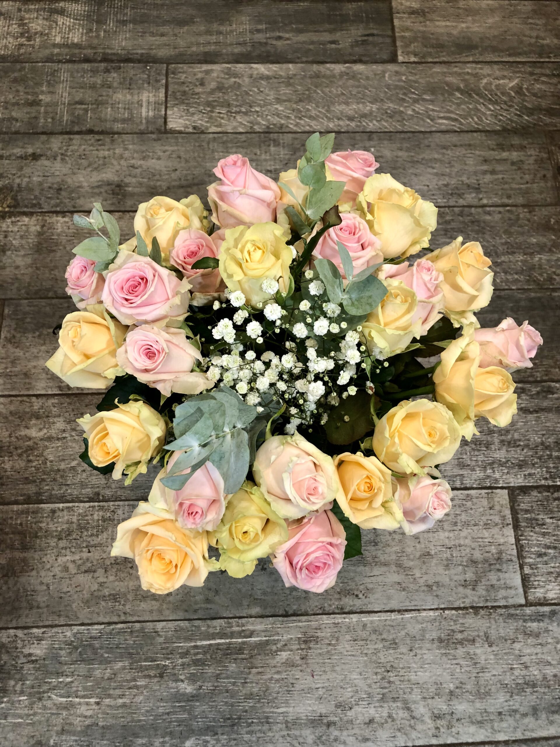 Bouquet rose pastel
